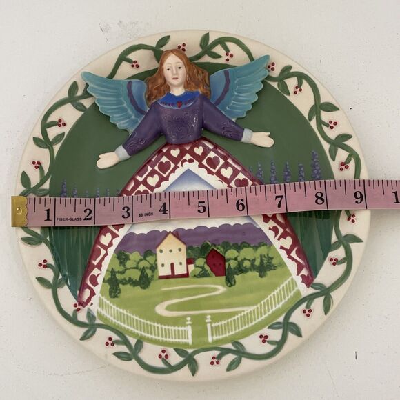 Jim Shore Heartwood Creek Summer ANGEL Collector Plate Country Farmhouse Decor - Picture 8 of 8